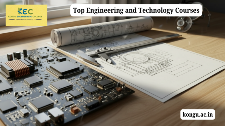 Top Engineering and Technology Courses at Kongu Engineering College