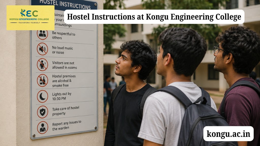 Hostel Instructions at Kongu Engineering College That Build Discipline in Every Student